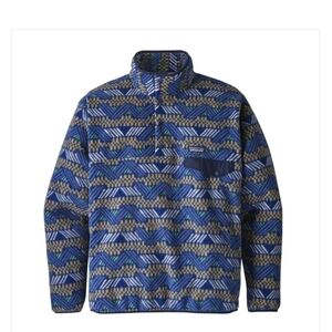 COPY - NWOT Patagonia Lightweight Synchilla Snap-T P/O Cliffside: Navy men's sm…